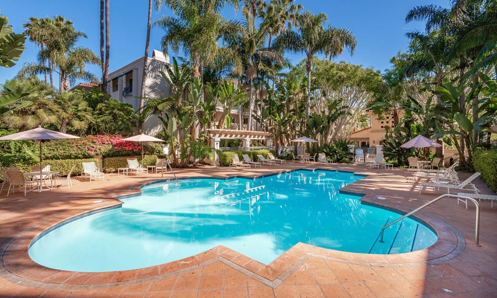 el escorial villas Santa Barbara gated community pool