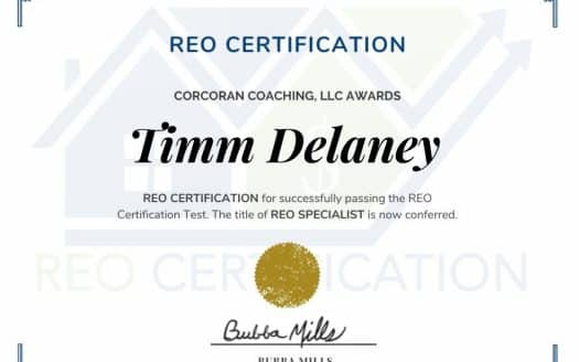 REO Certification