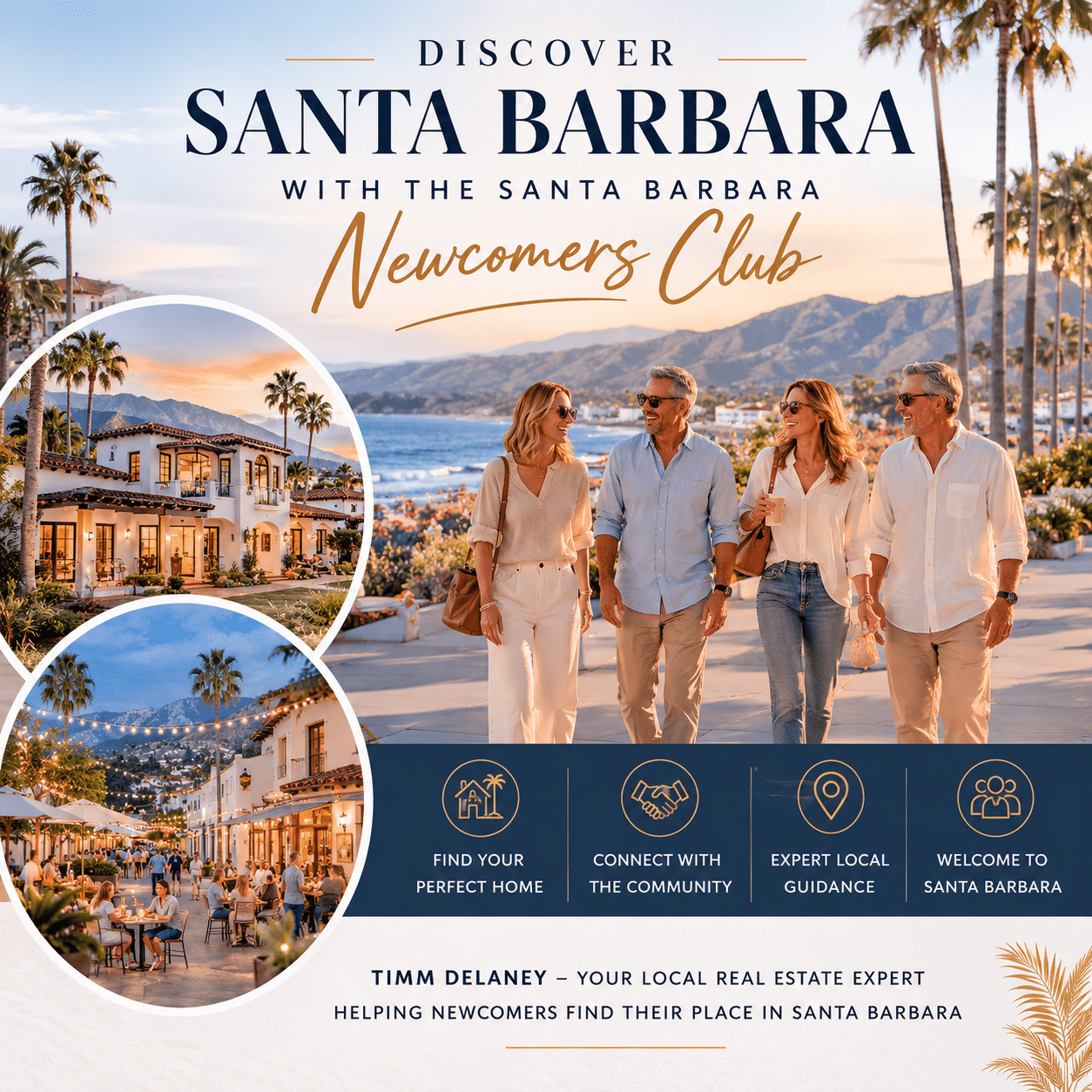 Santa Barbara coastal lifestyle real estate promotion