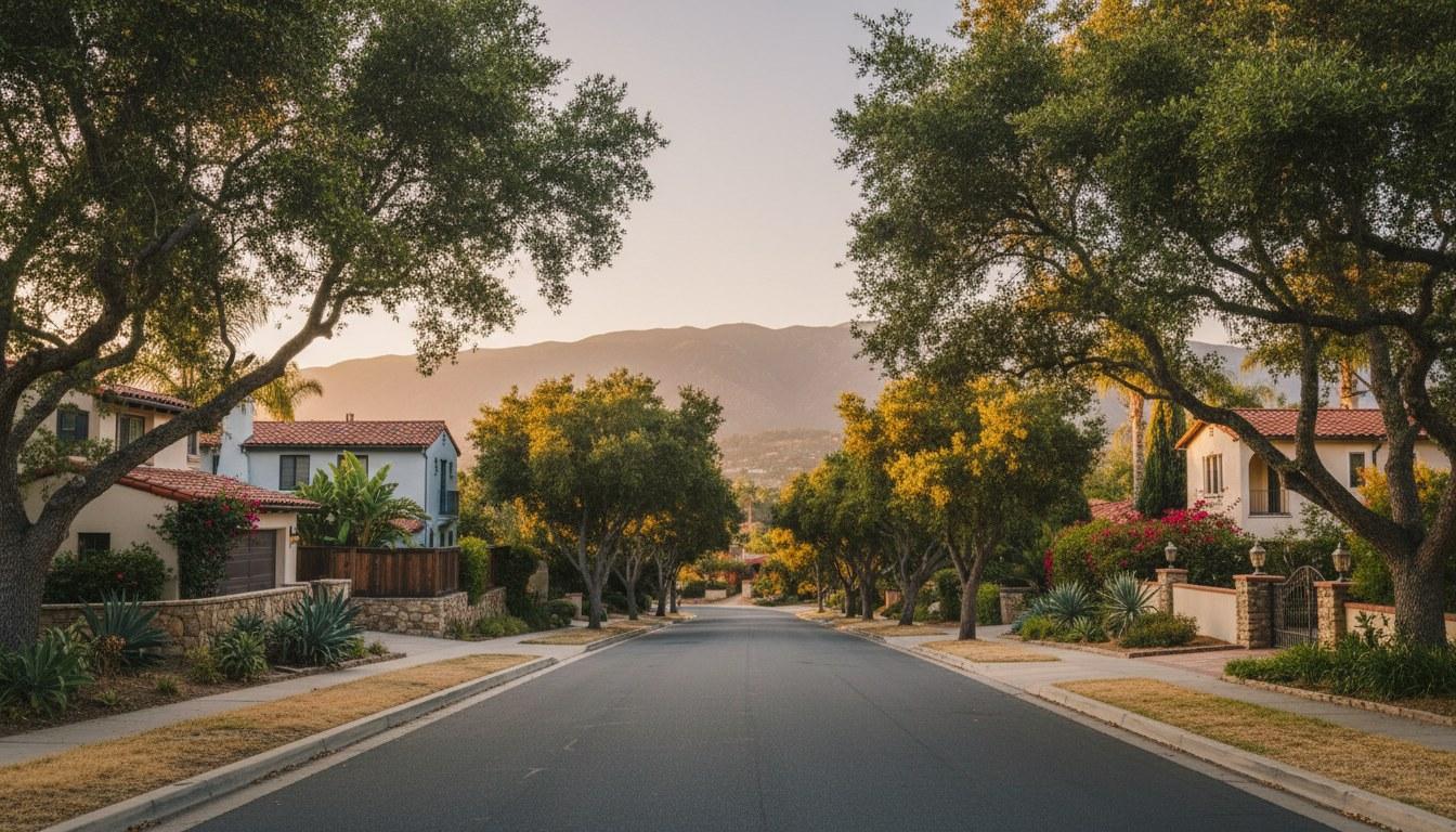 Mortgage and short sale closing documents on a table in Santa Barbara CA real estate transaction
